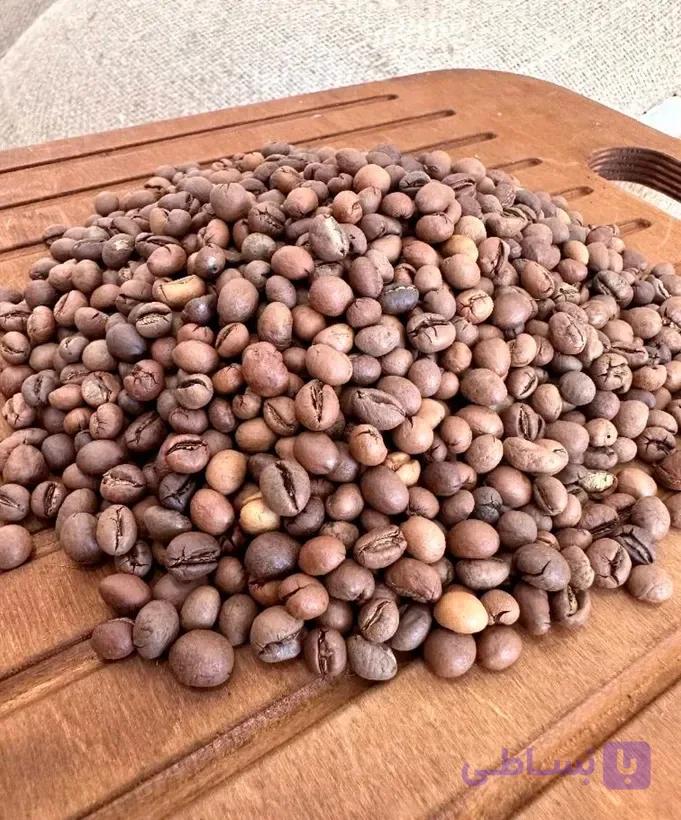 قهوه روبوستا پی بی (PB) هند – مدیوم شکلاتی (متوسط) / دان قهوه (آسیاب نشده) / 1 کیلویی