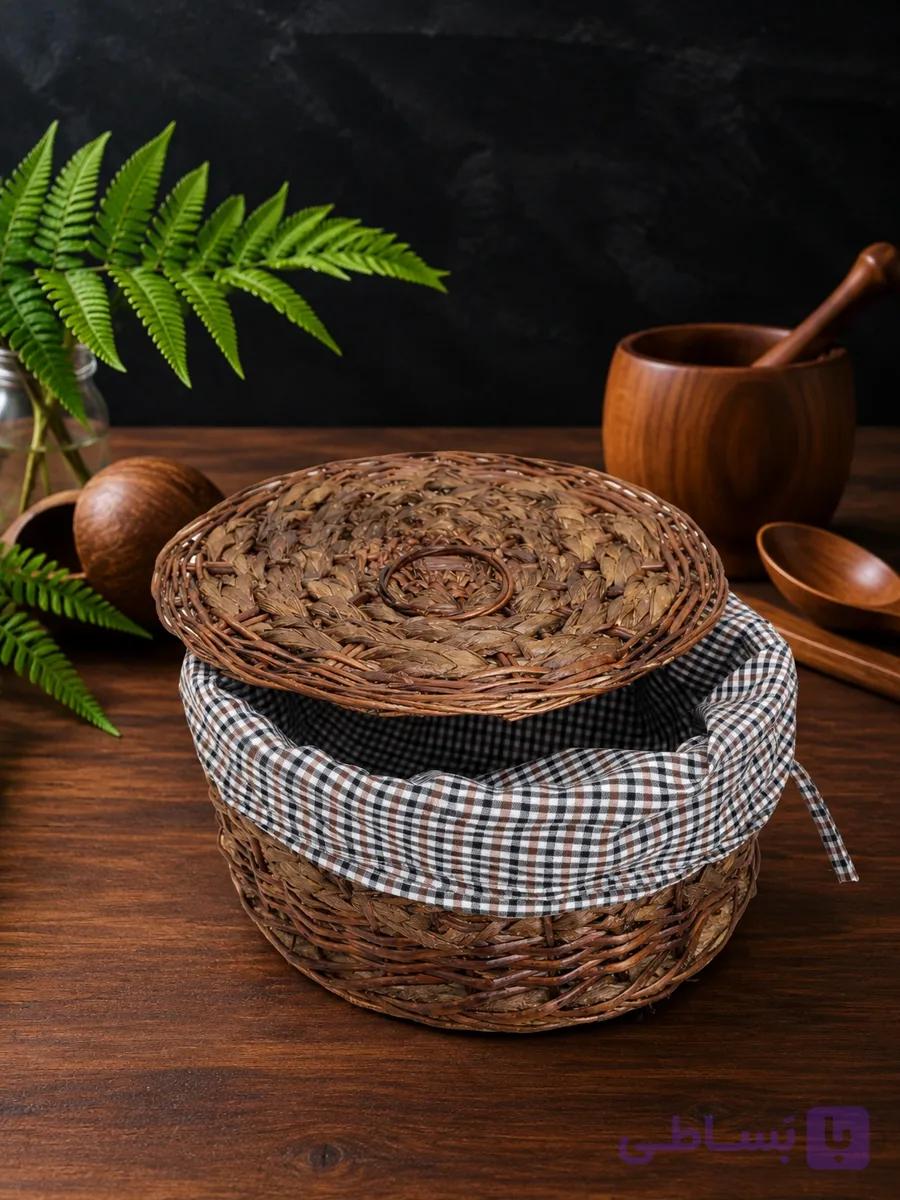 سبد حصیری دردار کد 3