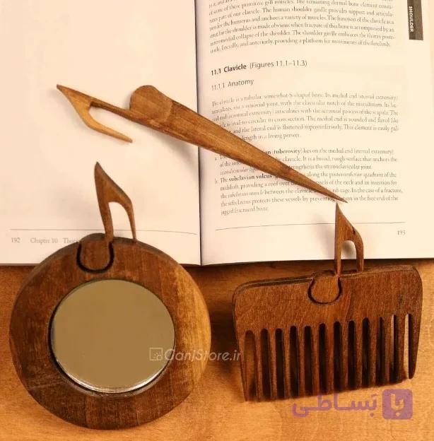 ست شانه، آینه و پین مو موسیقی کد ۲ | گنج استور — تصویر 1