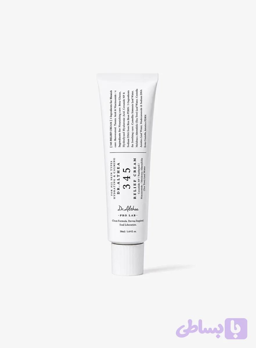 کرم Dr.Althea 345 Relief Cream – مرطوب‌کننده و تسکین‌دهنده پوست