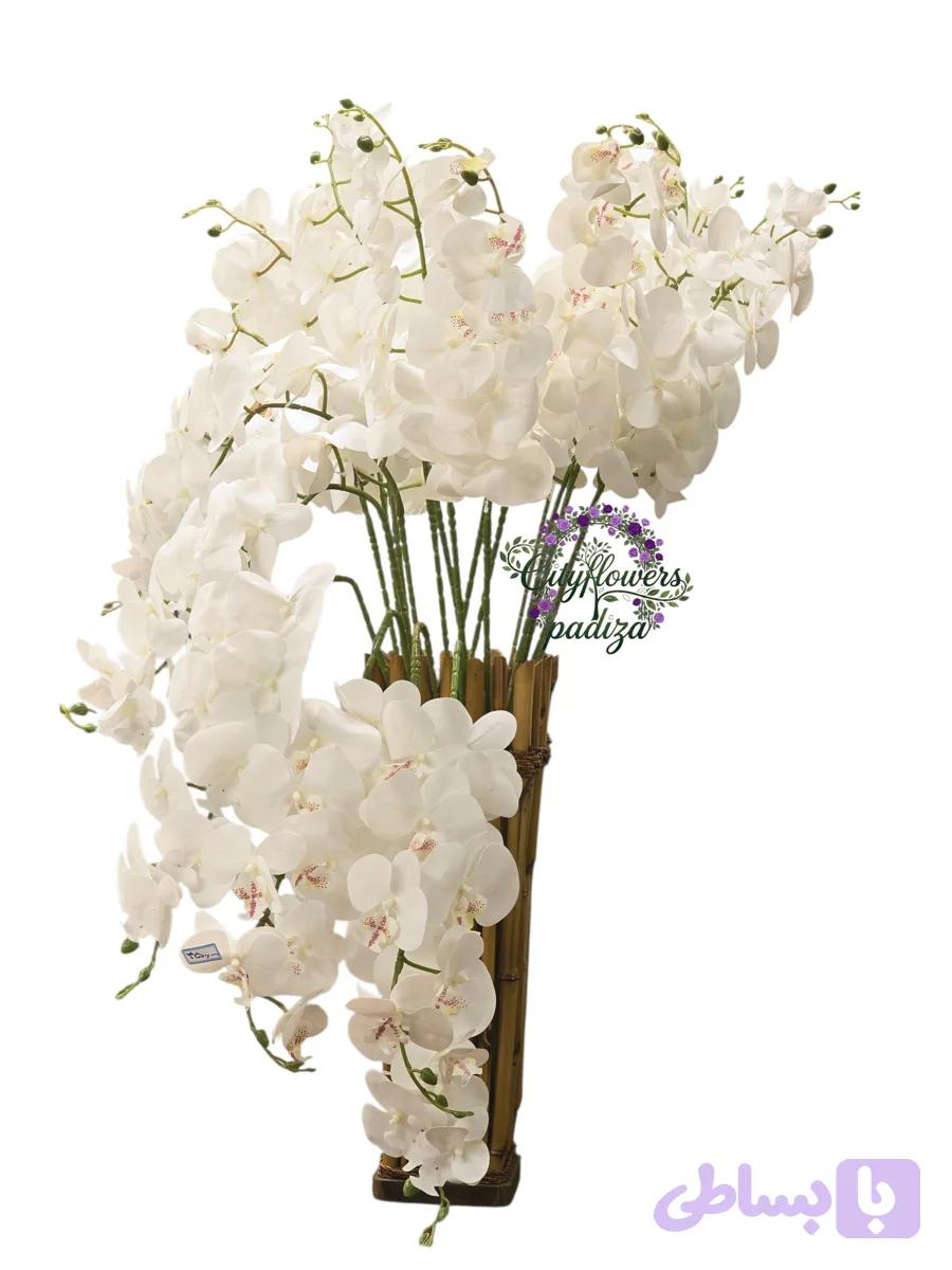 شاخه ارکیده لمسی سفید