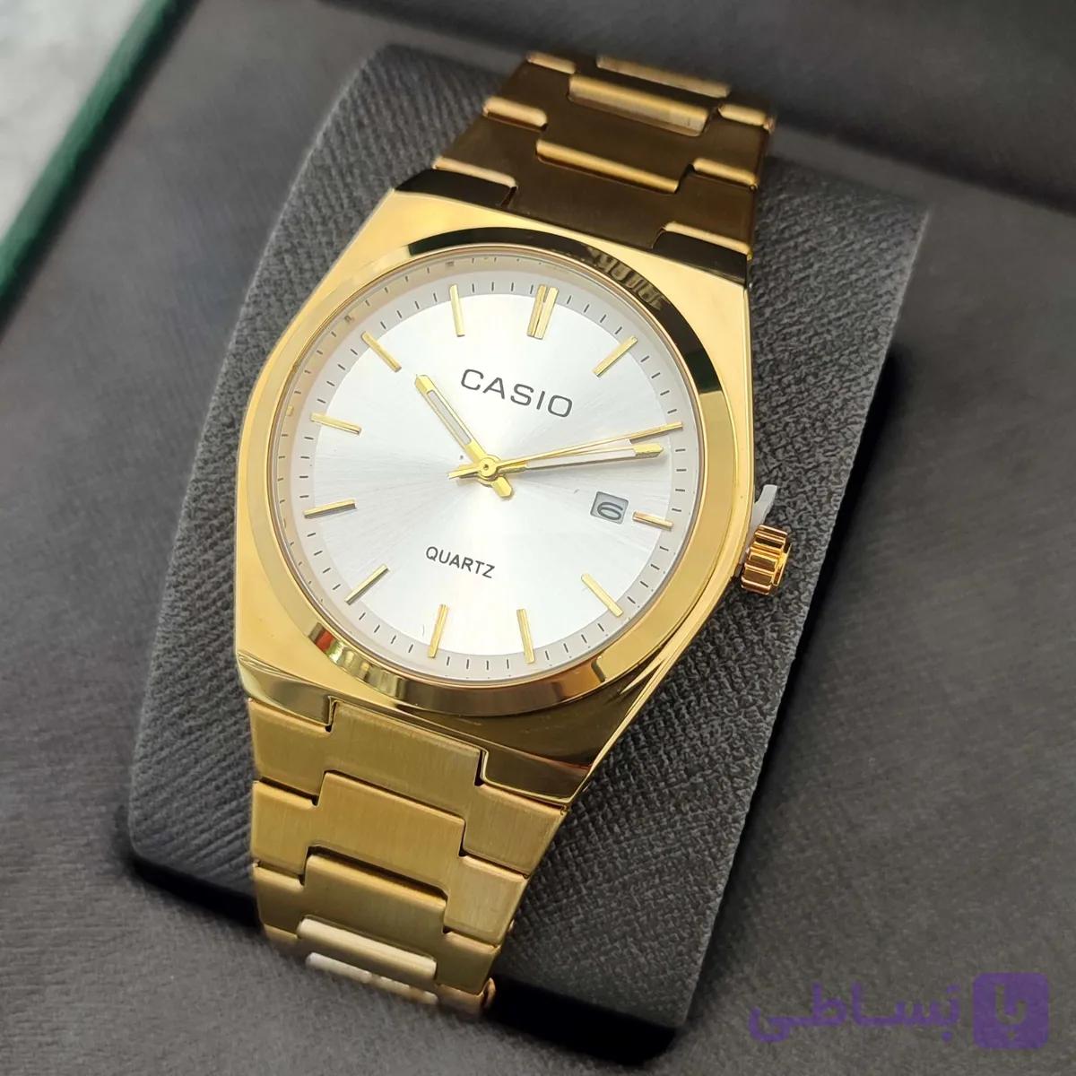 ساعت مردانه استیل کاسیوایدیفایس CASIO EDIFICE تاریخ دار رنگ ثابت — تصویر 1