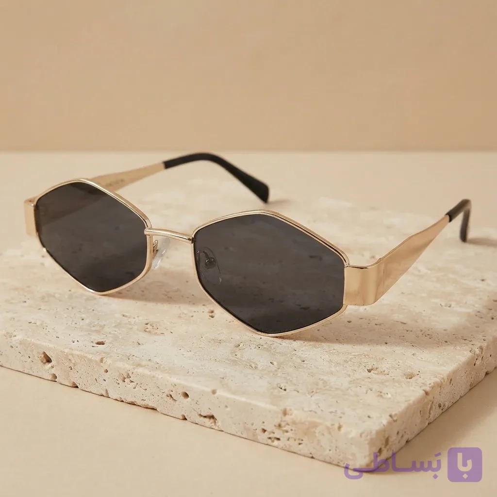 عینک آفتابی سلین CELINE استاندارد UV یونیسکس چند ضلعی رنگی — تصویر 1