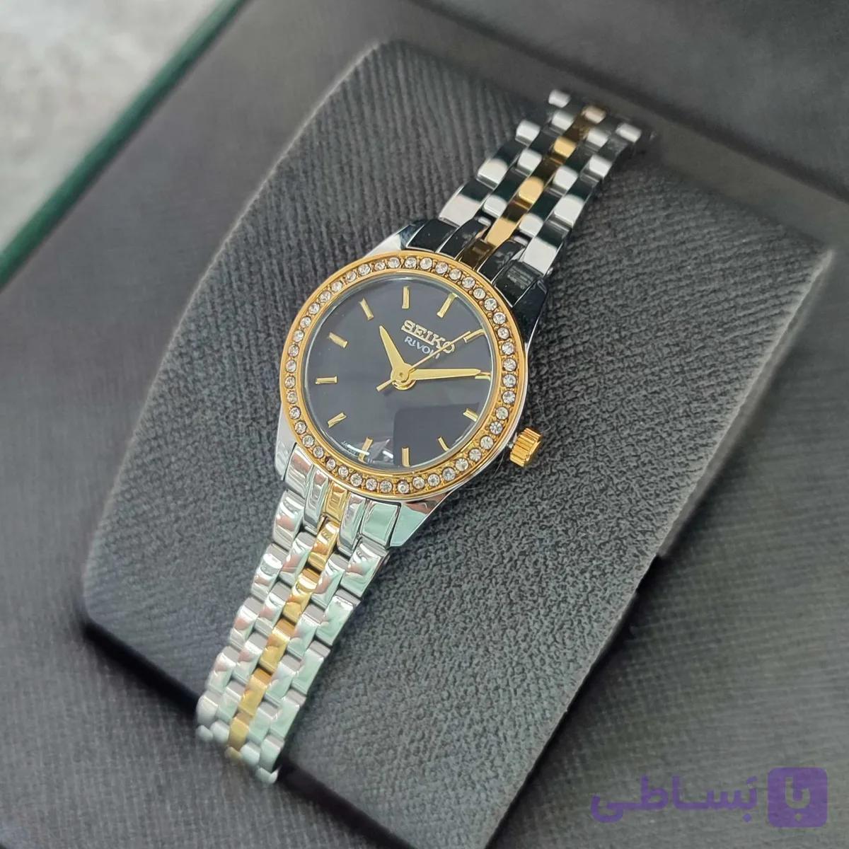 ساعت زنانه سیکو SEIKO ضدآب موتور ژاپن — تصویر 1