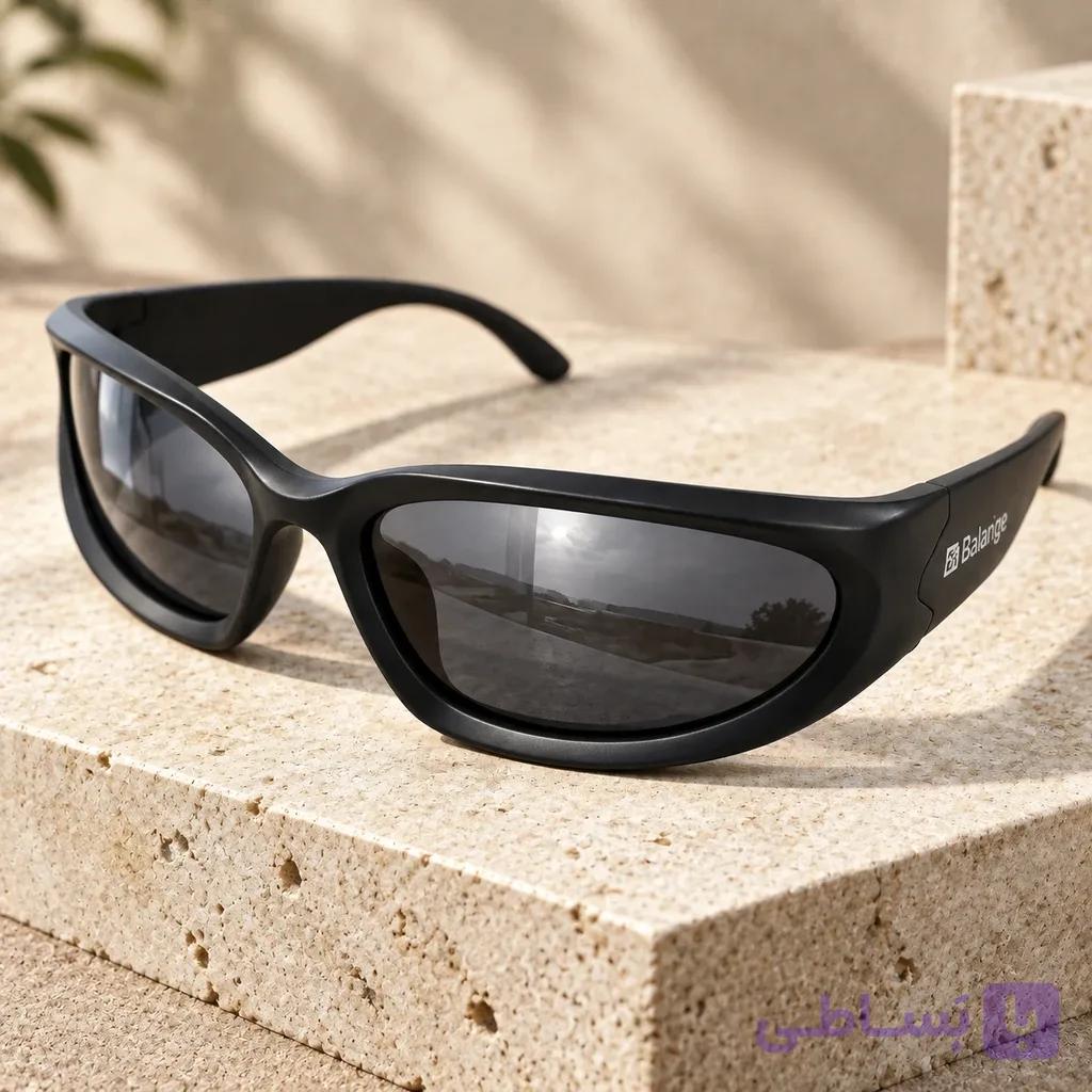 عینک آفتابی بالنسیاگا BALENCIAGA استاندارد UV400 نقره ای — تصویر 1