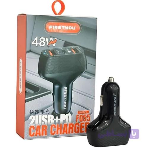 شارژر فندکی ۳پورت F055 FIRSTYOU — تصویر 1