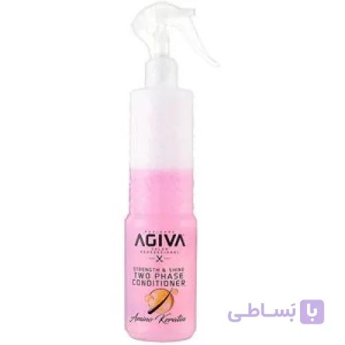 اسپری دو فاز آگیوا (Agiva) مدل سالون پروفسشنال (Salon Professional) با آمینو کراتین – ۴۰۰ میلی‌لیتر