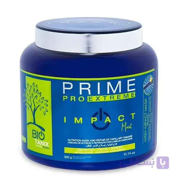 ماسک مو پرایم پرو (Prime Pro) مدل اکستریم ایمپکت (Extreme Impact) با کره شی و روغن اوجون – ۹۰۰ گرم
