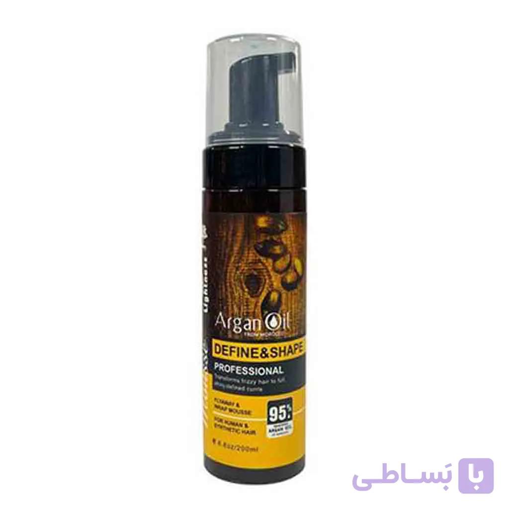 موس حالت‌دهنده مو لایتنس (Lightness) با روغن آرگان- مخصوص موهای فر و وز – ۲۰۰ میلی‌لیتر