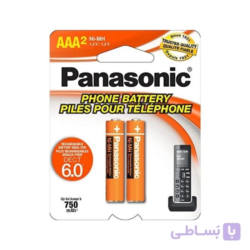 باطری تلفن پاناسونیک نیم قلم قابل شارژ اورجینال