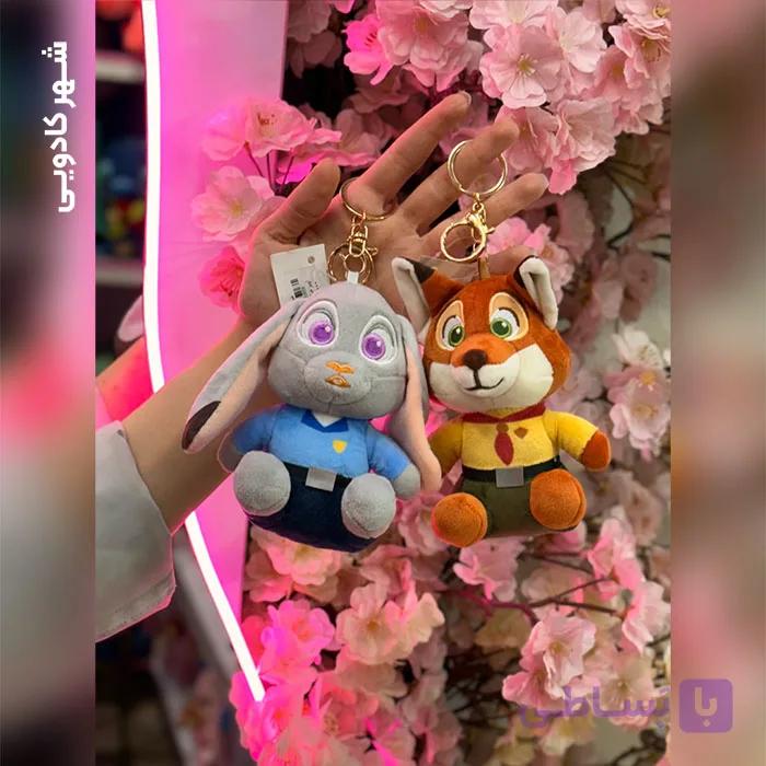 آویز عروسکی خرگوش و روباه زوتوپیا — تصویر 1
