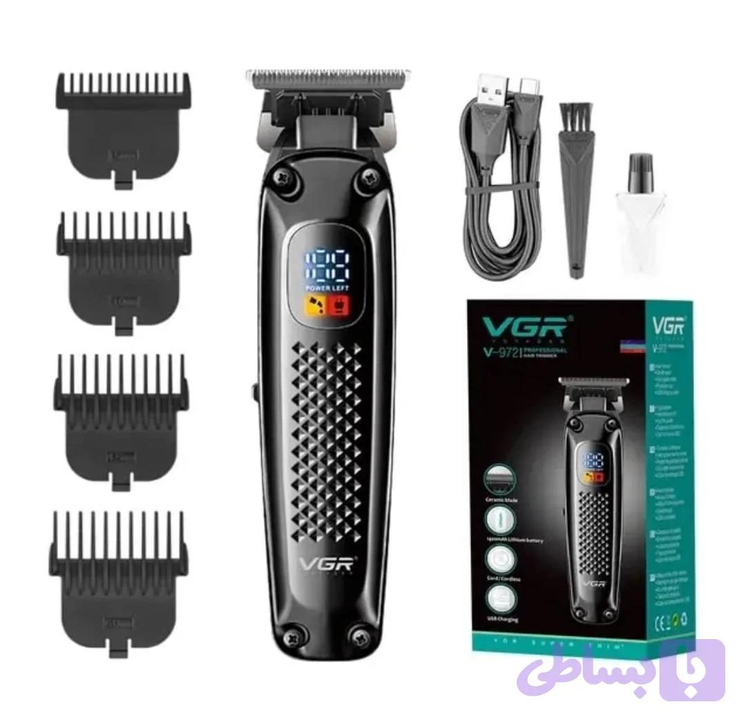 ماشین اصلاح موی سر و صورت وی جی آر VGR مدل V-972 — تصویر 1