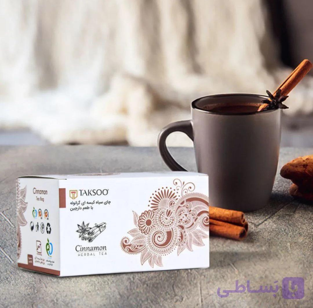 چای گل گاو زبان کیسه‌ای تکسو ۲۵ تایی  Taksoo