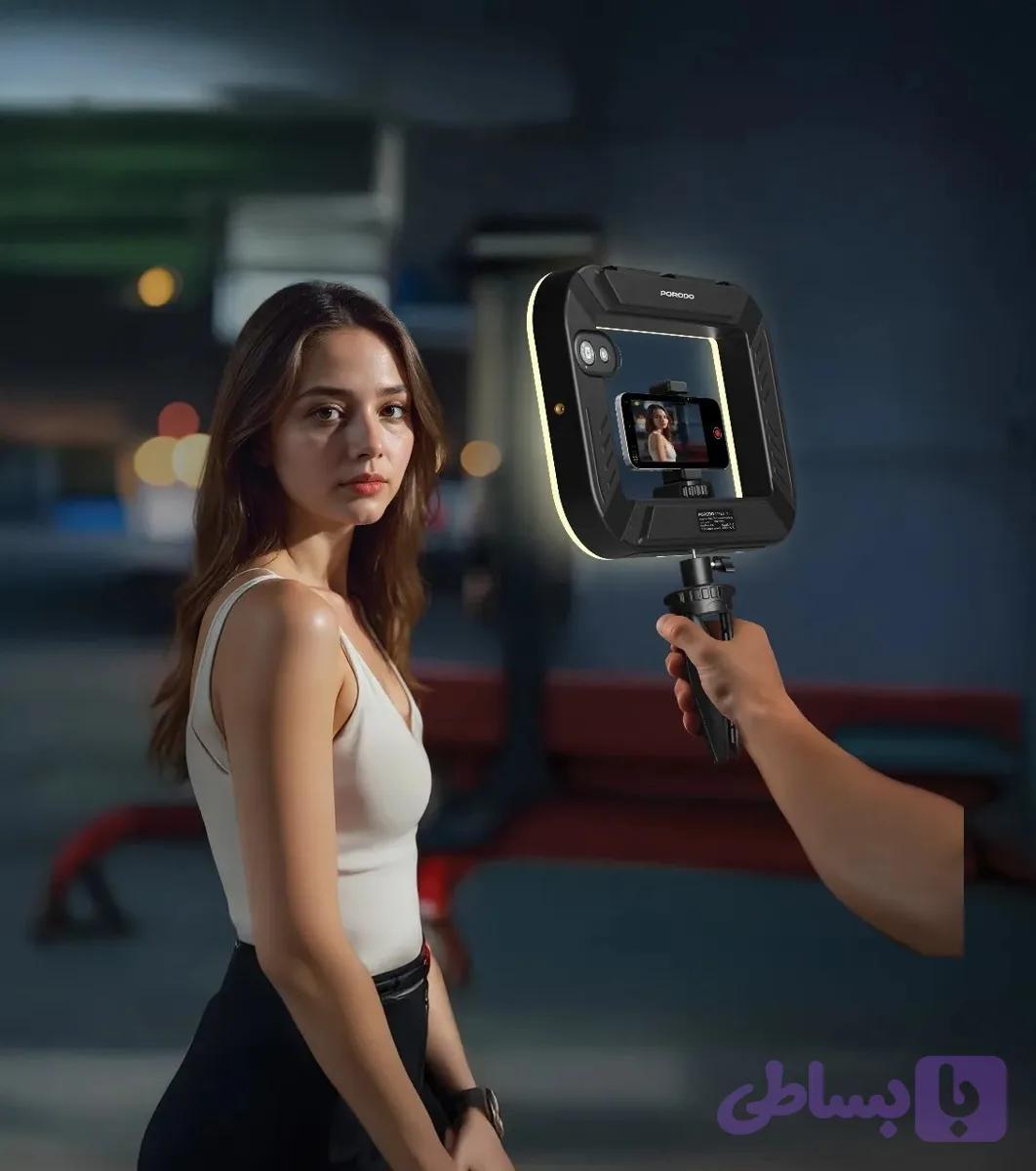 رینگ لایت دستی مدل PDLFST214 برند porodo — تصویر 1