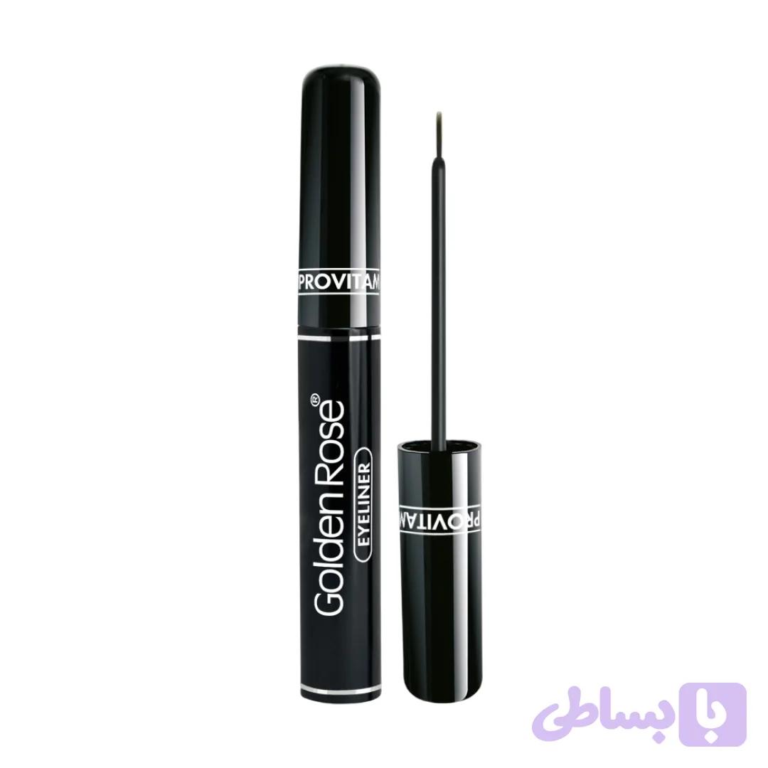 خط چشم حجیم گلدن رز مدل VOLUME EYELINER رنگ BLACK