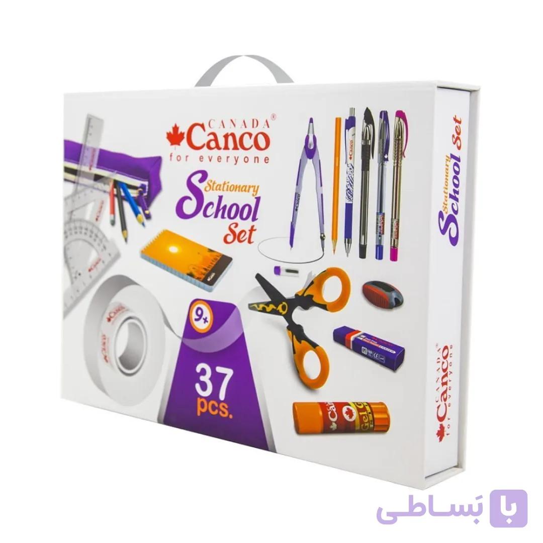 بسته لوازم تحریر کنکو مدل SCHOOL SET +9 مجموعه 37 عددی — تصویر 1