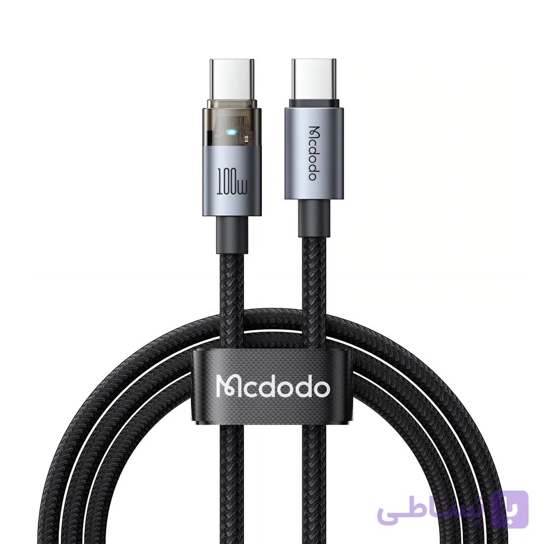 کابل شارژ سریع تایپ سی به تایپ سی 100 وات مک دودو مدل Mcdodo CA-558 — تصویر 1