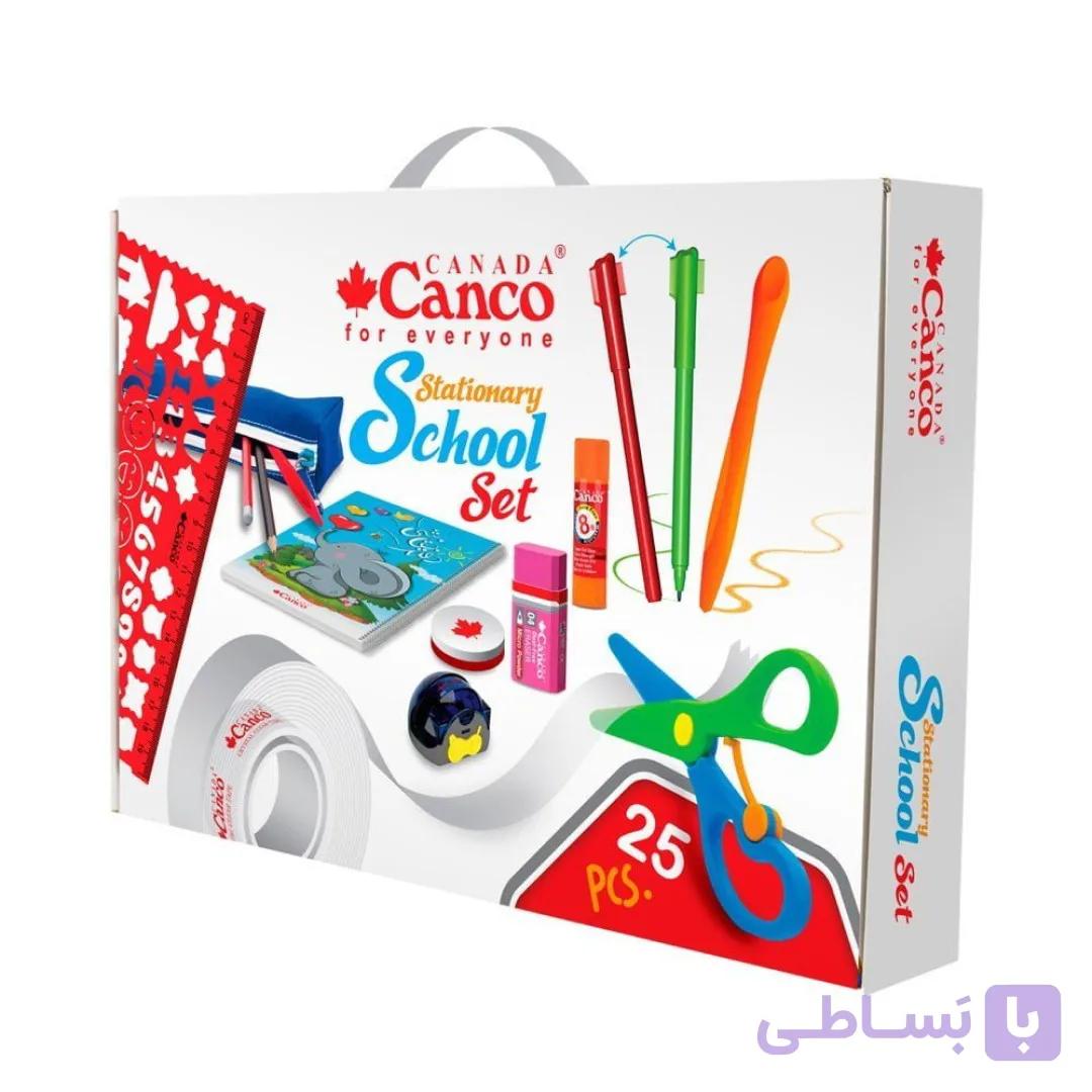 بسته لوازم تحریر کنکو مدل SCHOOL SET +5 مجموعه 25 عددی — تصویر 1