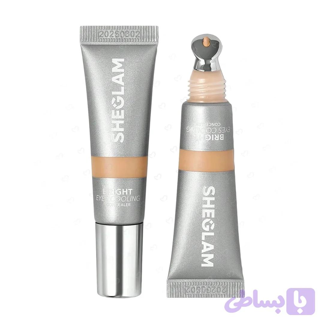 کانسیلر شیگلم مدل Bright Eyes Cooling رنگ Warm Vanilla
