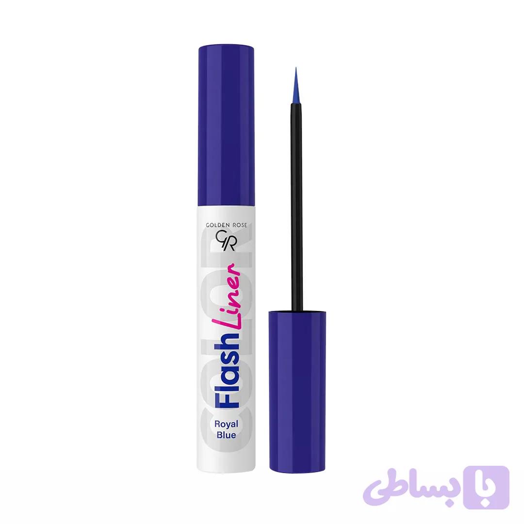 خط چشم گلدن رز مدل FLASH LINER رنگ Royal Blue — تصویر 1