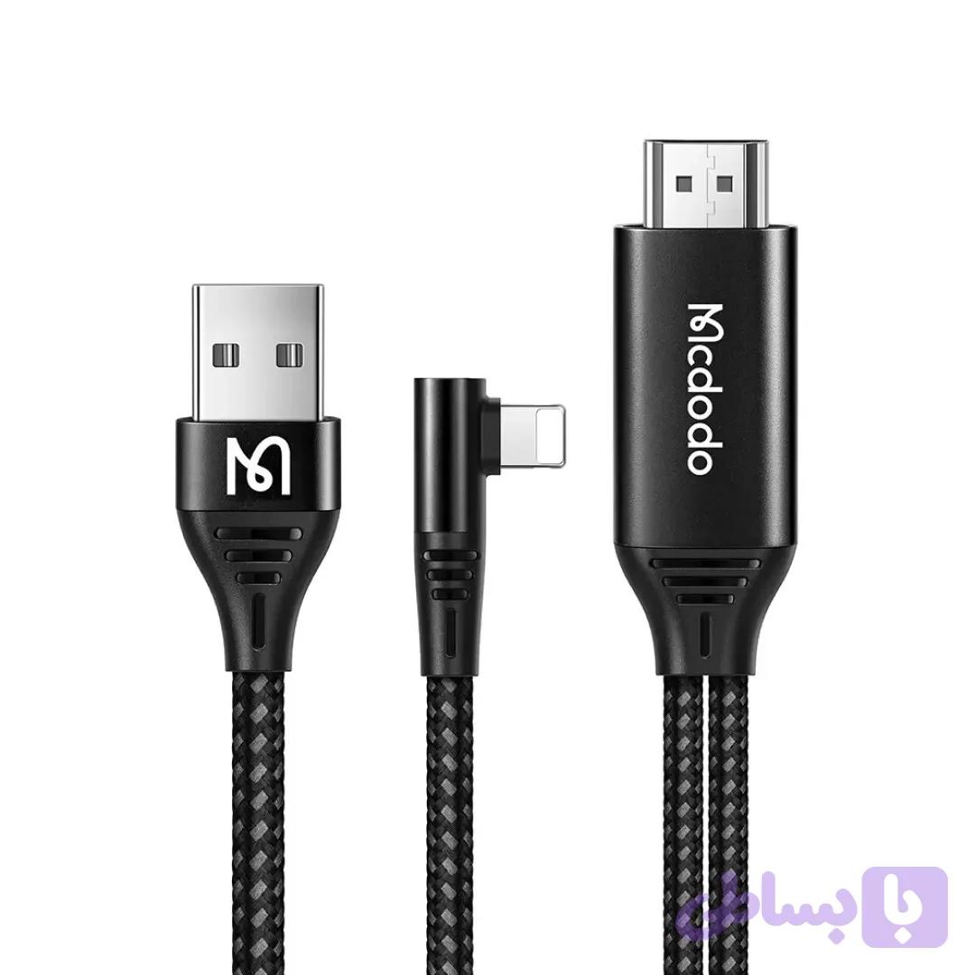 کابل تبدیل لایتنینگ به HDMI مک دودو مدل Mcdodo CA-640 کیفیت 4K طول 2 متر — تصویر 1