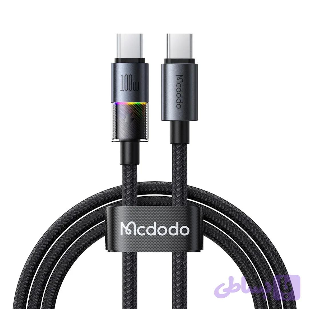 کابل شارژ سریع تایپ سی به تایپ سی 100 وات مک دودو مدل Mcdodo CA-820 — تصویر 1