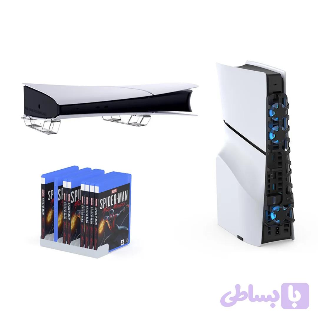 فن خنک کننده و پایه نگهدارنده پلی استیشن 5 اسلیم دابی مدل TP5-35129 — تصویر 1