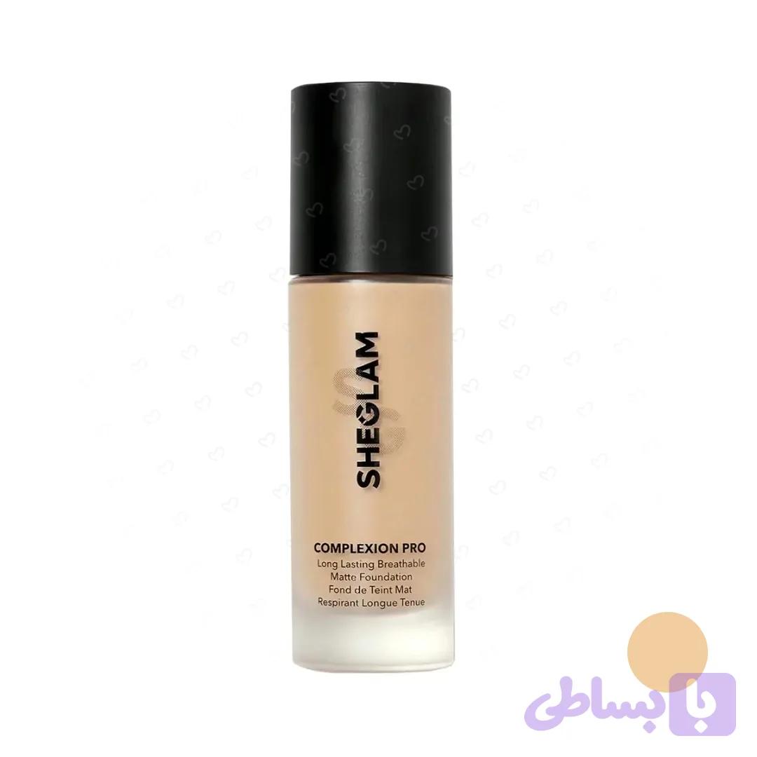 کرم پودر مات شیگلم مدل COMPLEXION PRO رنگ NUDE — تصویر 1