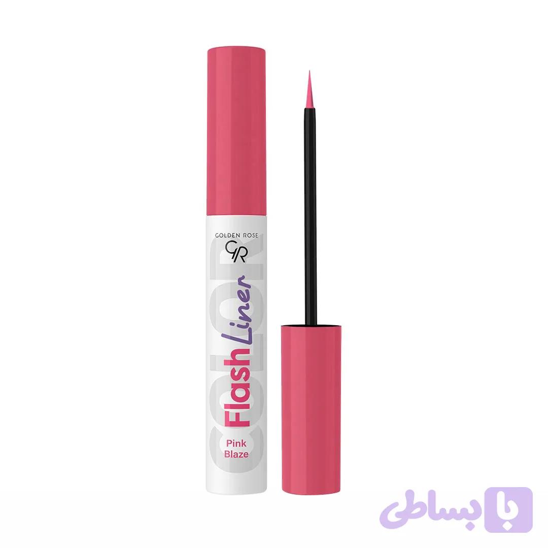 خط چشم گلدن رز مدل FLASH LINER رنگ Pink Blaze — تصویر 1