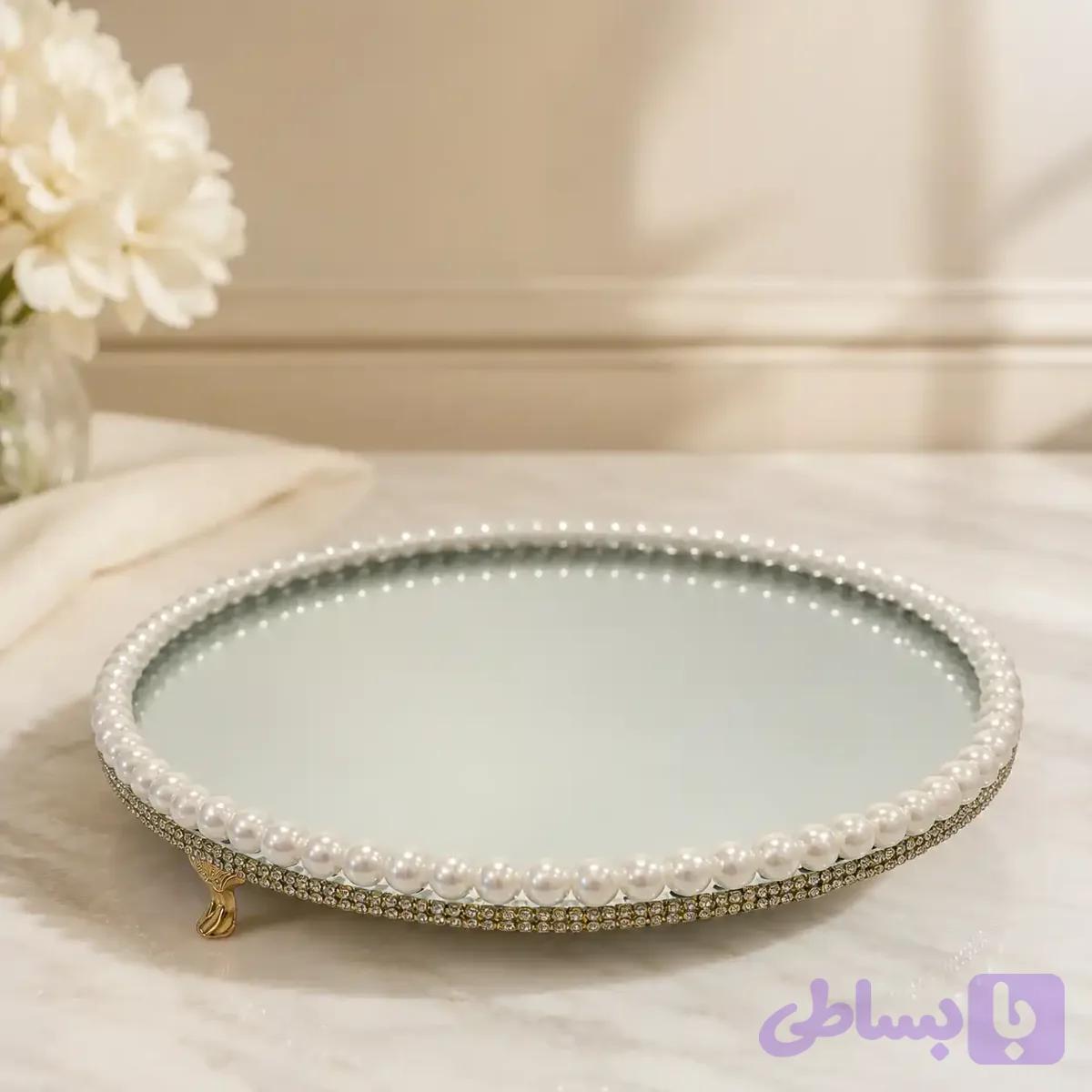 سینی دور مروارید آذین