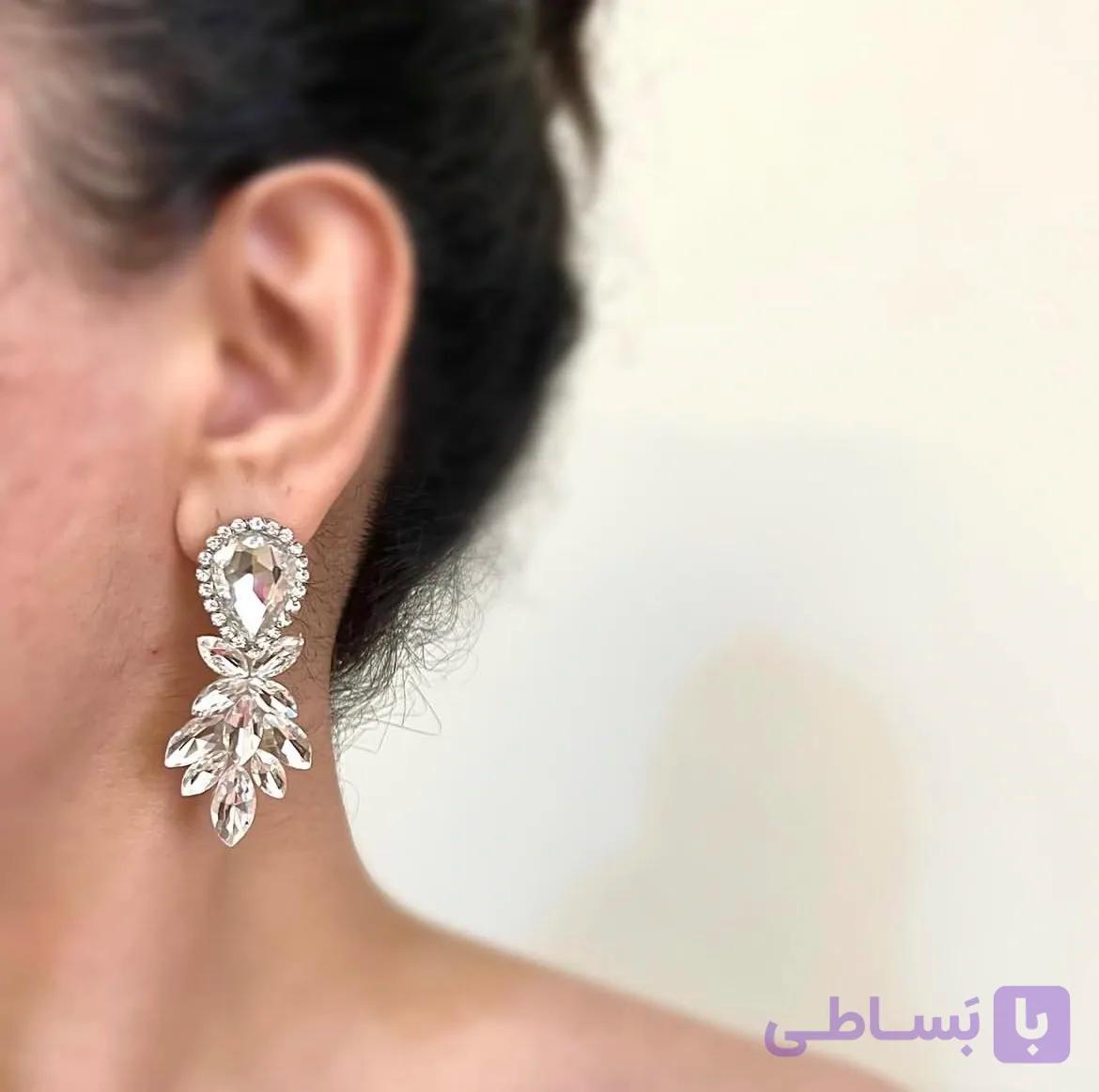 گوشواره مارکیز شکیبا دستساز رنگ ثابت و شیک