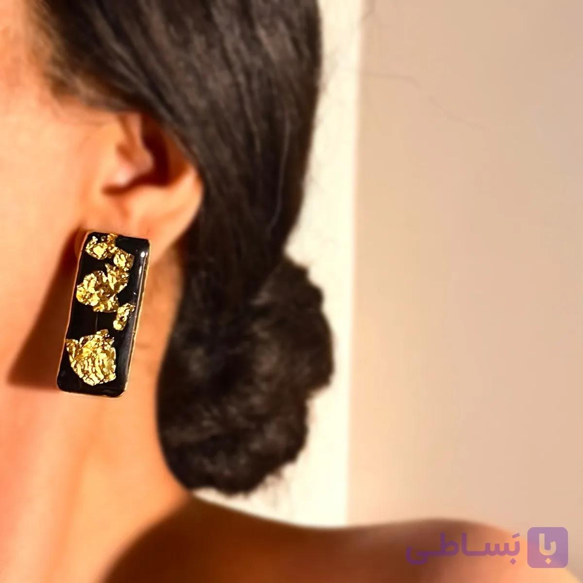گوشواره مارکیز دستساز شکیبا با طراحی شیک