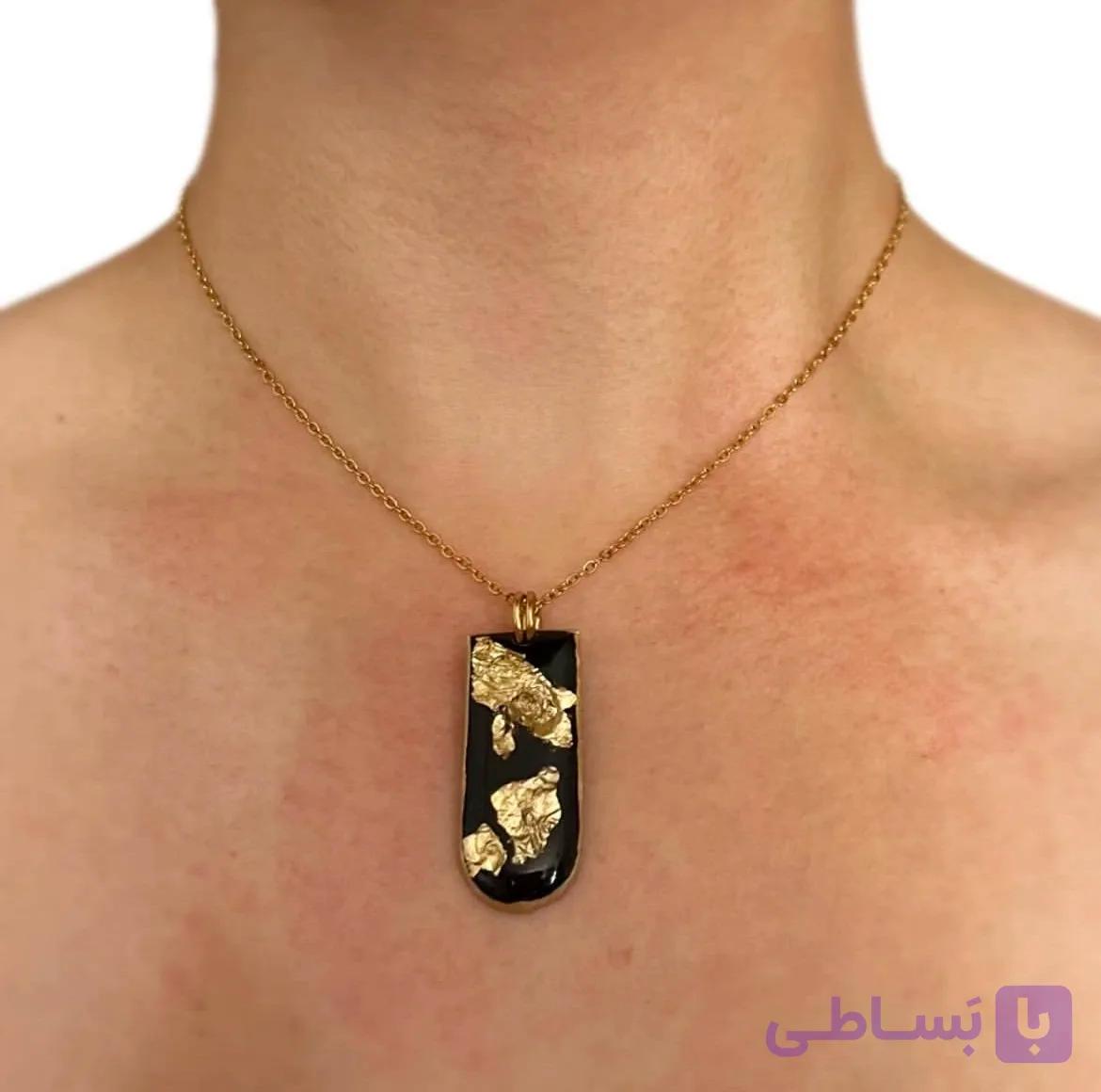 گردنبند دستساز شکیبا با طراحی شیک و خاص