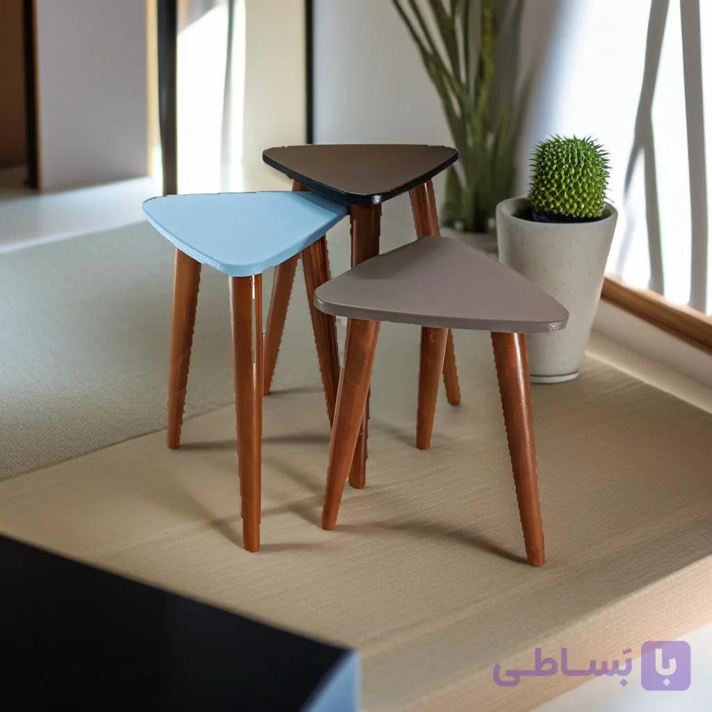 میزعسلی مدل جدید فانتزی/زیرگلدانی 324 کد35 — تصویر 1