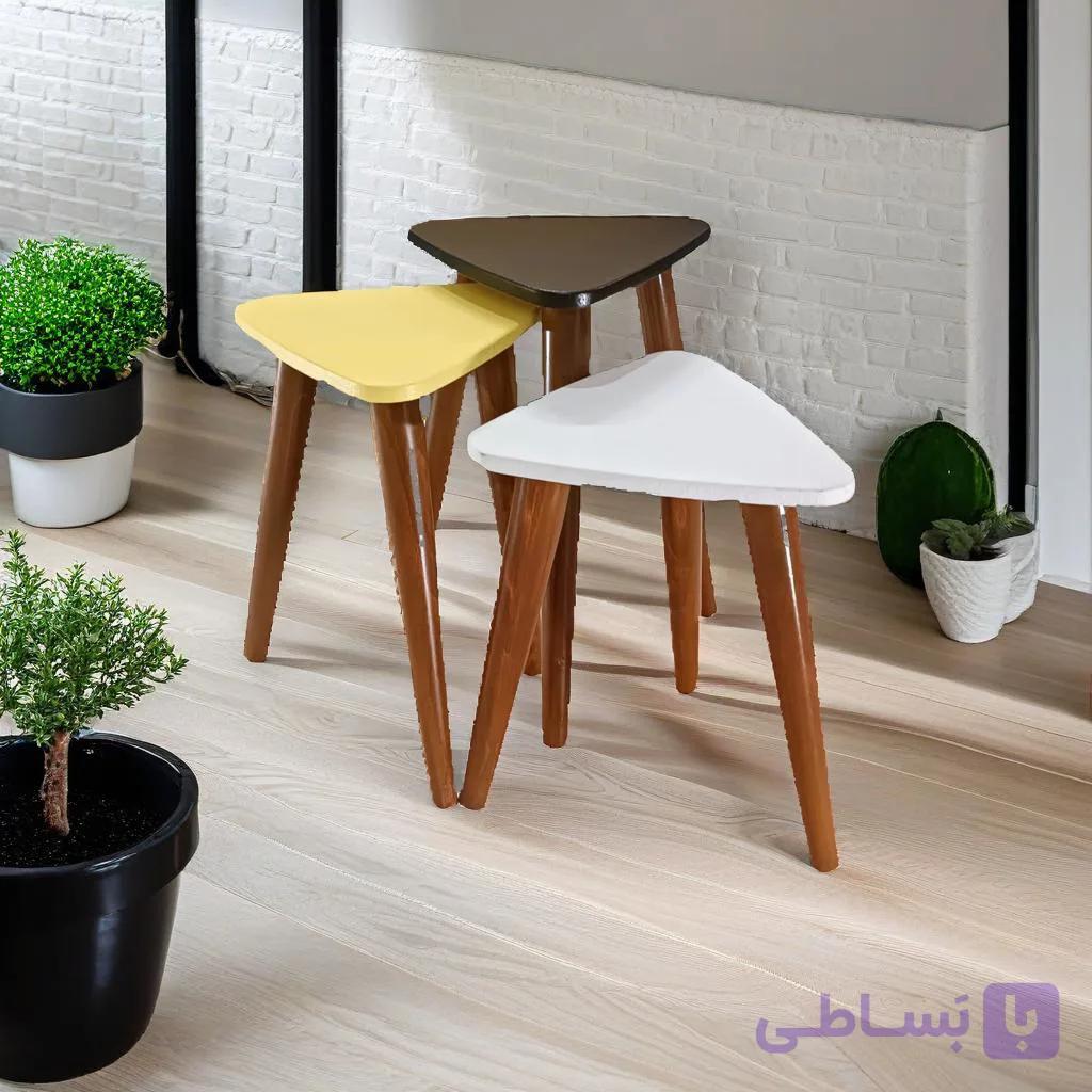 میزعسلی جدید/زیرگلدونی جدید مینیمال 324 کد26 — تصویر 1