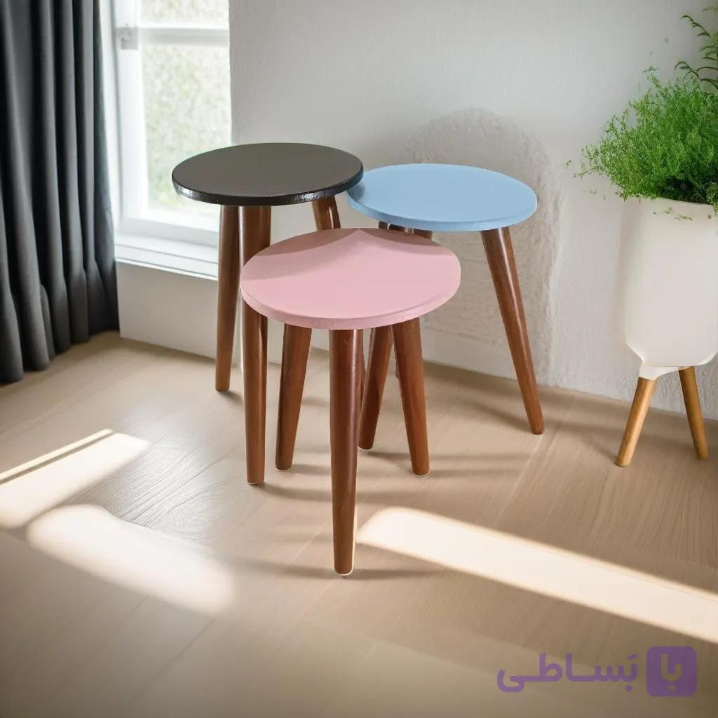 زیرگلدانی جدید/میزعسلی دایره 323 کد58