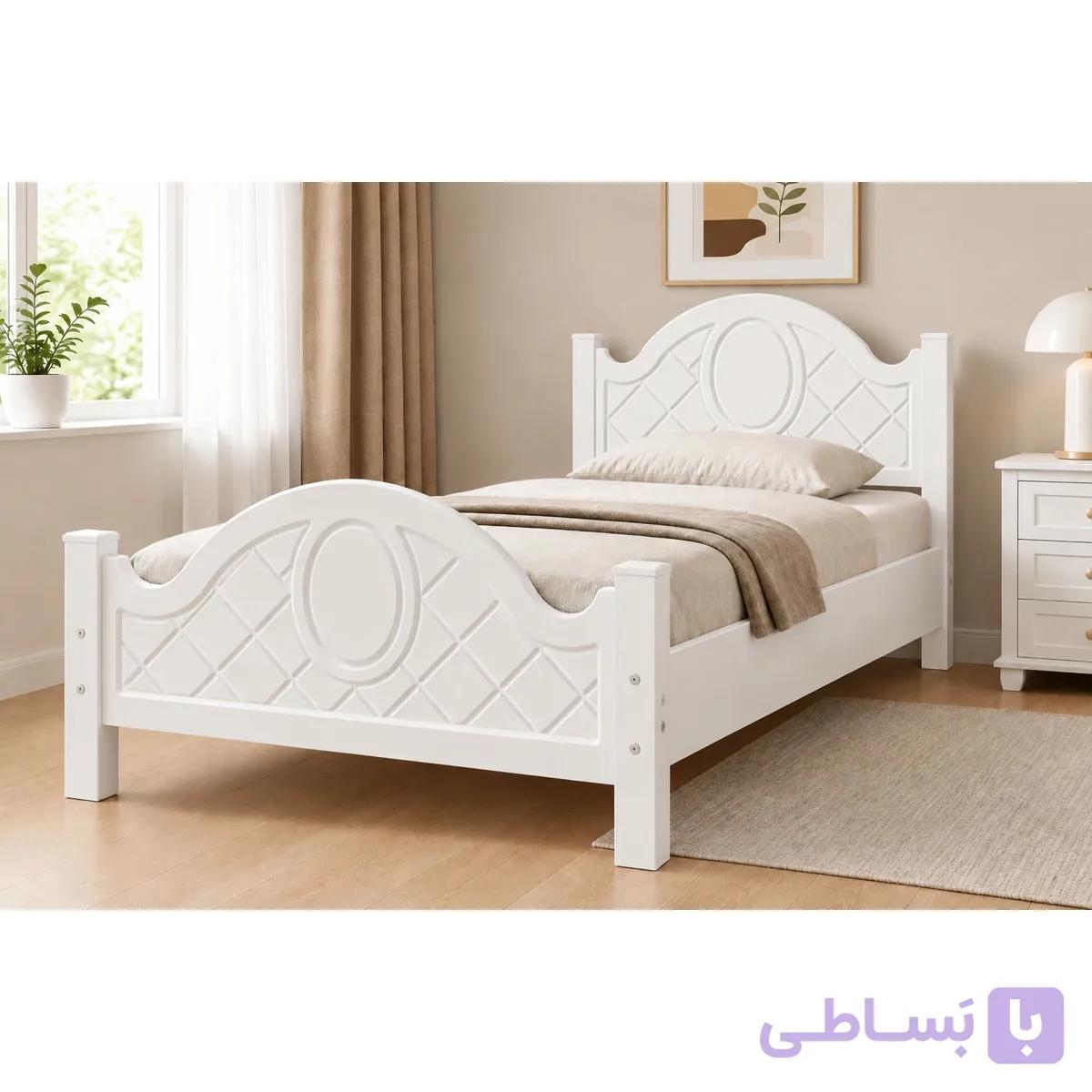 تخت خواب یک‌نفره مدرن مبل گوشه (قیمت تولیدی) – مدل وکیوم ضدآب کد730 — تصویر 1
