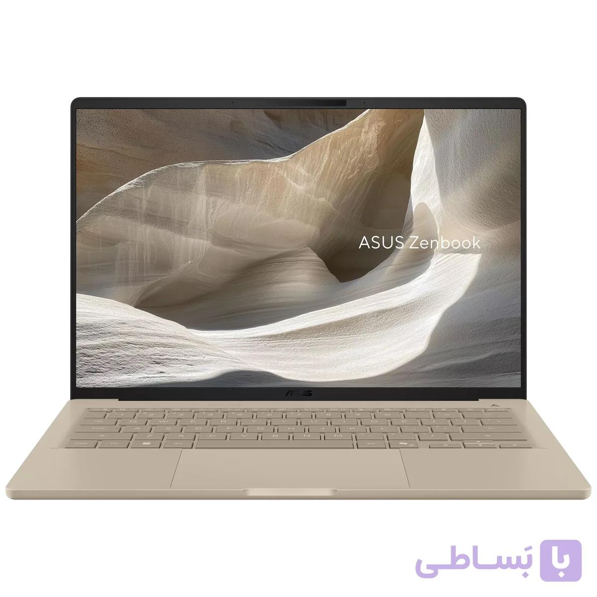 لپ تاپ 14 اینچی ایسوس مدل Zenbook 14 UX3407RA SnapDragon X Elite X1E-78-100 32GB 1TB SSD Adreno OLED — تصویر 1