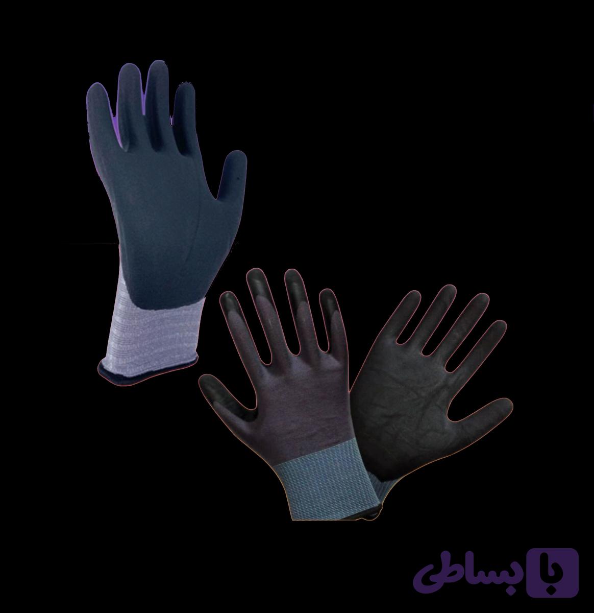 دستکش کار پاکستانی مشکی
