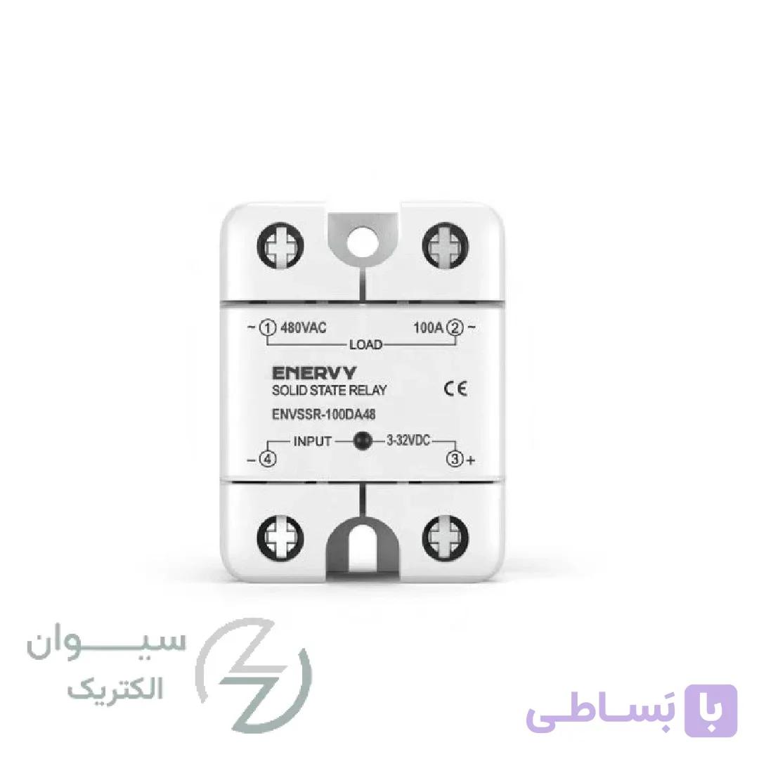 رله حالت جامد 100 آمپر تکفاز ENVSSR-100DA48
