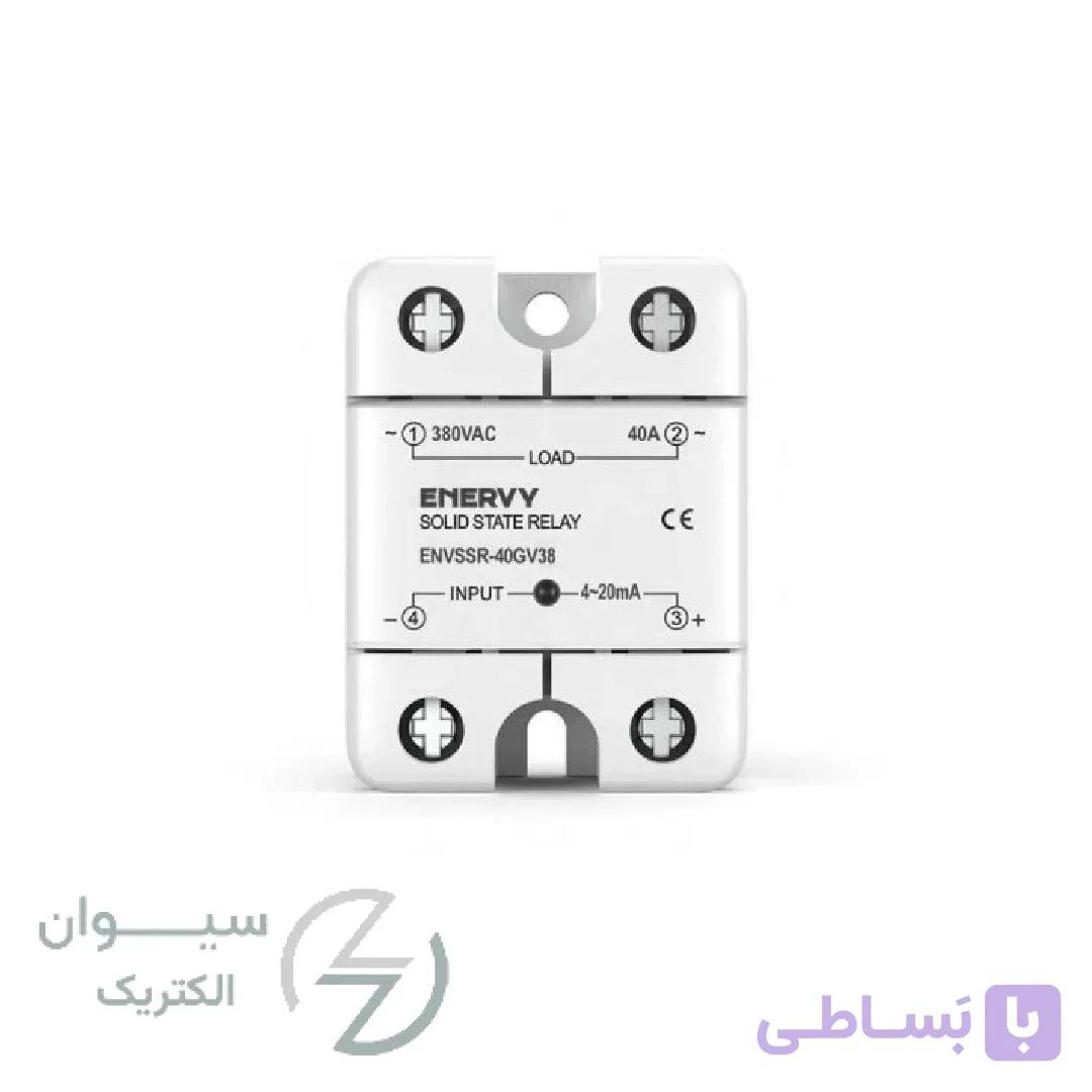 رله حالت جامد 40 آمپر تکفاز ENVSSR-40GV38