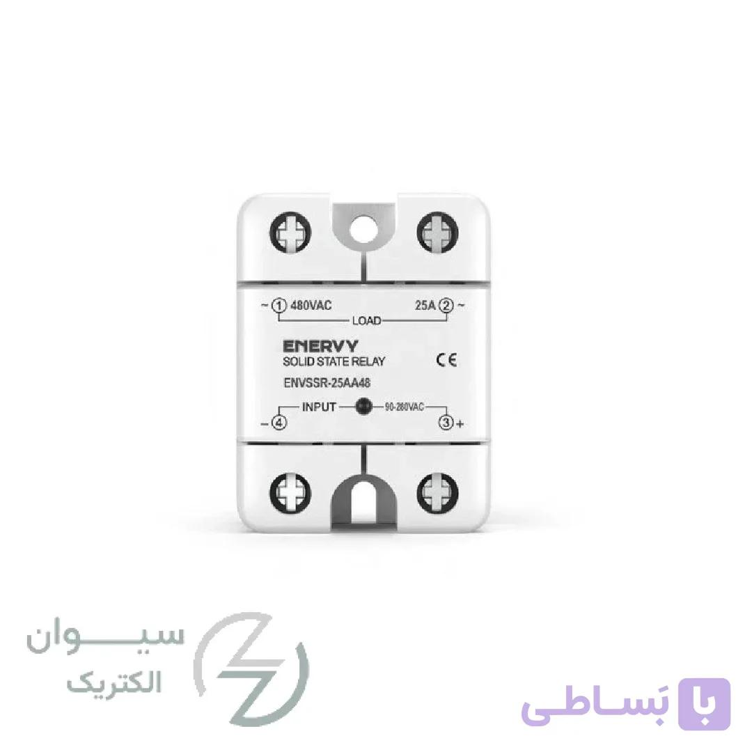 رله حالت جامد 25 آمپر تکفاز ENVSSR-25AA48