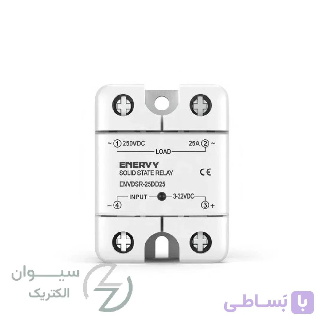 رله حالت جامد 10 آمپر DC مدل ENVDSR-10DD25
