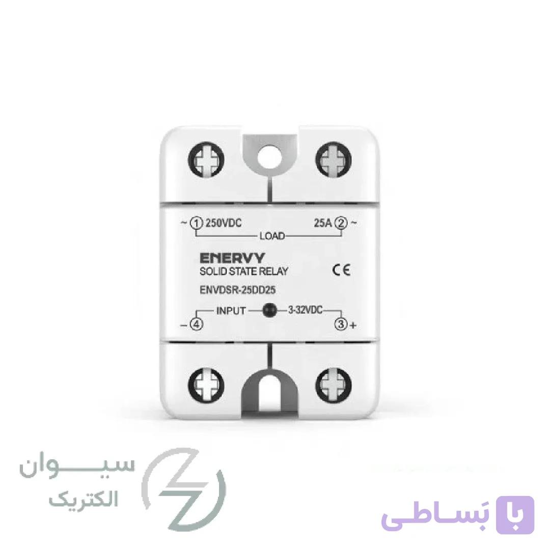 رله حالت جامد 25 آمپر DC مدل ENVDSR-25DD25