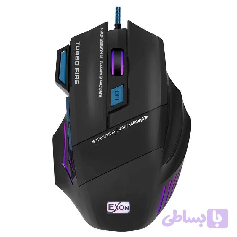 موس گیمینگ اکسون RGB