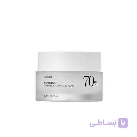 کرم مرطوب کننده و تسکین دهنده آنوا مدل Calming Heartleaf 70% حجم 50 میلی‌لیتر — تصویر 1