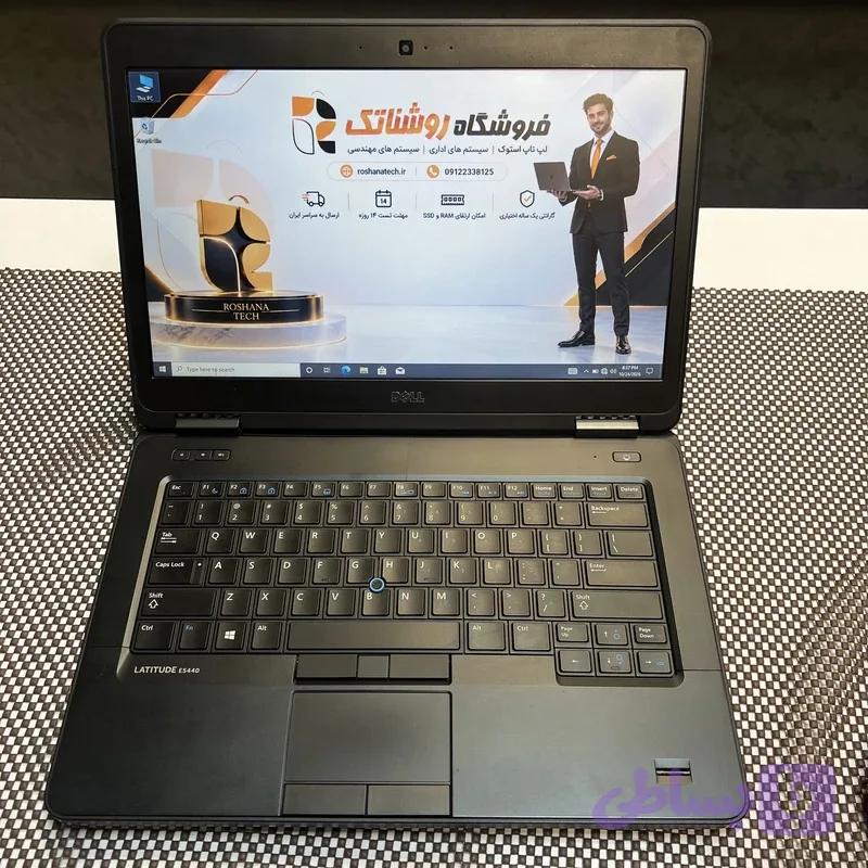 لپ تاپ استوک Dell Latitude E5440 Core i5-4210U نسل 4 | 4GB DDR3 | 500GB HDD | باتری نو — تصویر 1