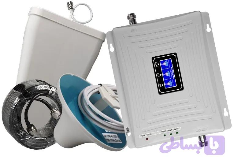 پکیج تقویت کننده آنتن موبایل 3 باند 1200 میلی وات مدل MZ103-WT برون شهری برند Kathrein