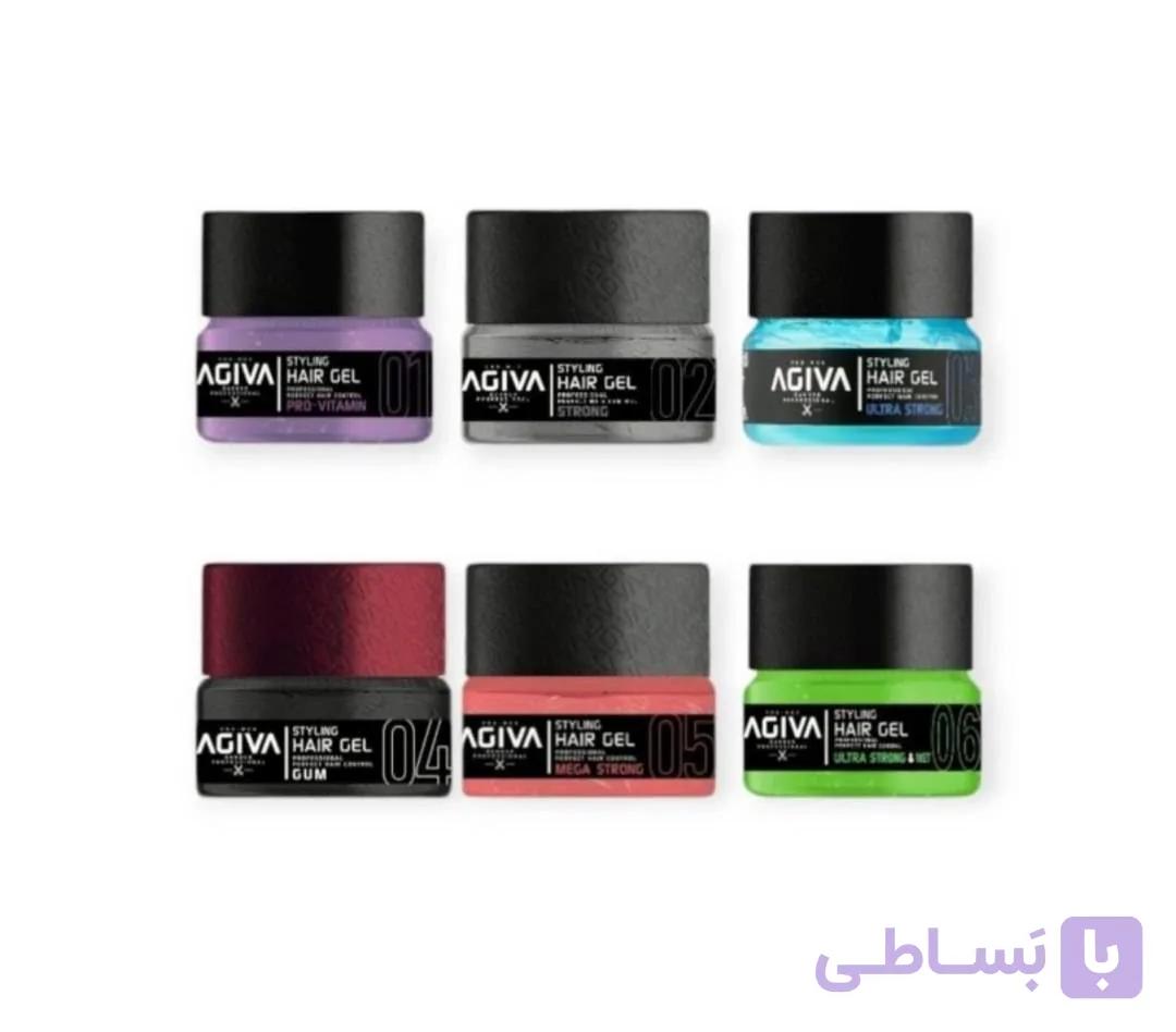 ژل حالت دهنده مو آگیوا AGIVA مدل کاسه ۵ رایحه