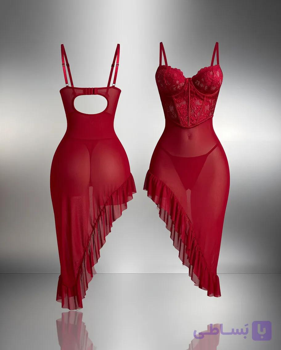 لباس خواب فنردار بلند KLEREN